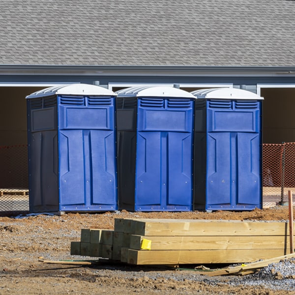 what is the maximum capacity for a single porta potty in Quincy